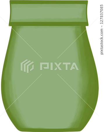 Beautiful shape and style of green ceramic vase for decorate home and room. Beautiful shape and style of green ceramic vase for decorate home and room. 127837085