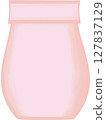 Beautiful shape and style of pink ceramic vase for decorate home and room. 127837129