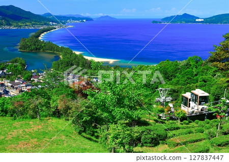 [Kyoto Prefecture] Amanohashidate View Land Monorail and Amanohashidate 127837447
