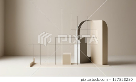 Simple and three-dimensional illustrations 127838280