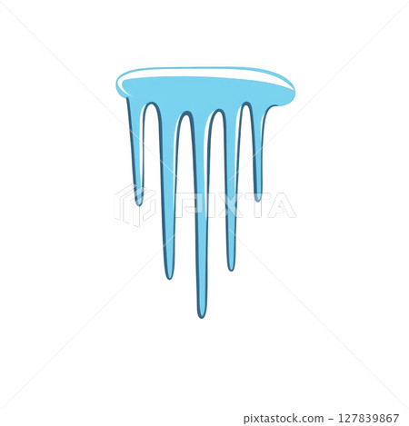 Blue paint drip design with glossy finish, resembling liquid flowing downward. image has modern and artistic style, suitable for creative projects Blue paint drip design with glossy finish, resembling liquid flowing downward. image has modern and artistic style, suitable for creative projects 127839867