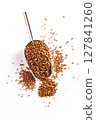 Close up raw buckwheat background. 127841260