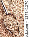 grain on the table, wheat grain 127841270