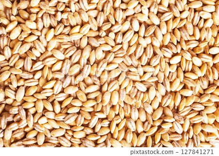 grain on the table, wheat grain 127841271