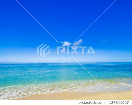 Summer, sea and beach image Hawaii 127841607