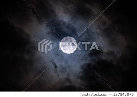戲劇性的超級月亮 戲劇性的超級月亮 127842076
