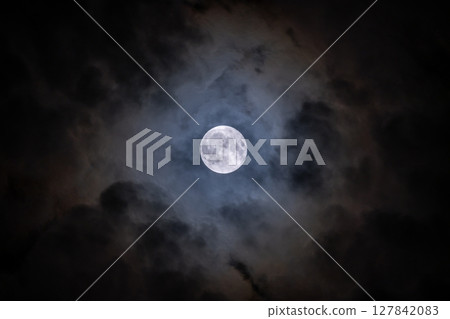 戲劇性的超級月亮 戲劇性的超級月亮 127842083