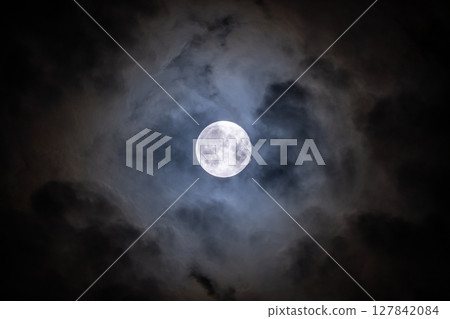 戲劇性的超級月亮 戲劇性的超級月亮 127842084