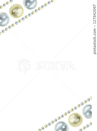 珍珠框垂直 珍珠框垂直 127842097