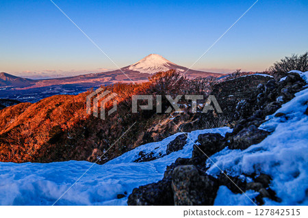 Mount Fuji from the mountain 127842515