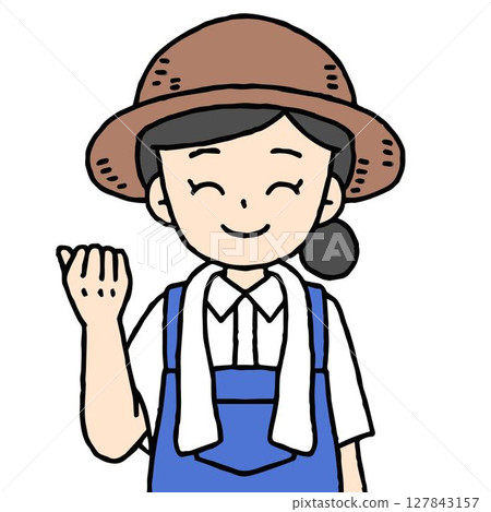 一位農婦帶我們參觀 127843157