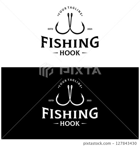 fishing hook logo design, fishing bait, fishing shop, tournament, angler, fishing community fishing hook logo design, fishing bait, fishing shop, tournament, angler, fishing community 127843430
