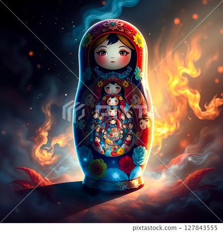 [Fractal Matryoshka] Former Soviet Union! Russia! Amazing Mandala Art 127843555