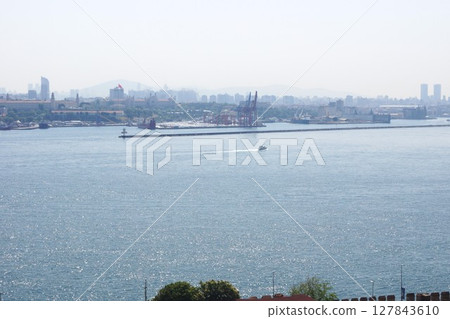 Bosphorus seen from Topkapi Palace, Istanbul, Turkey Bosphorus seen from Topkapi Palace, Istanbul, Turkey 127843610
