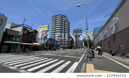 Scenery around Sekime, Joto Ward, Osaka City 127844210