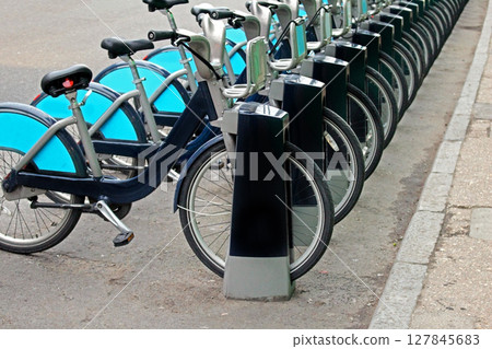 Bicycles parking Bicycles parking 127845683