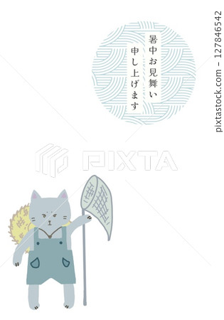 貓咪的夏日問候 貓咪的夏日問候 127846542