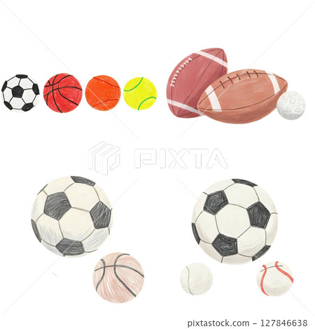 各種球材質 127846638