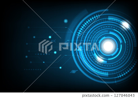 Innovation meets digital technology in an abstract hi tech background for modern communication Innovation meets digital technology in an abstract hi tech background for modern communication 127846843