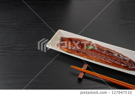 烤鰻魚圖像 127847510
