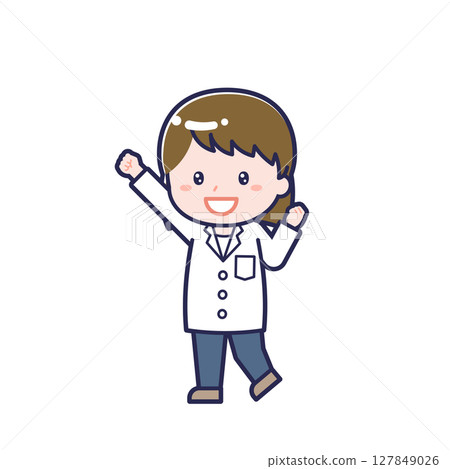 Pharmacist/Diagonal/Female 06 Pharmacist/Diagonal/Female 06 127849026