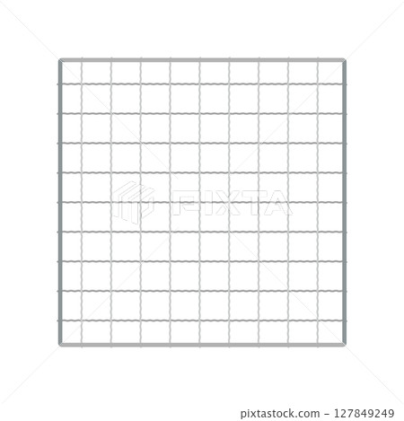 方形粗網格烤架的插圖 127849249