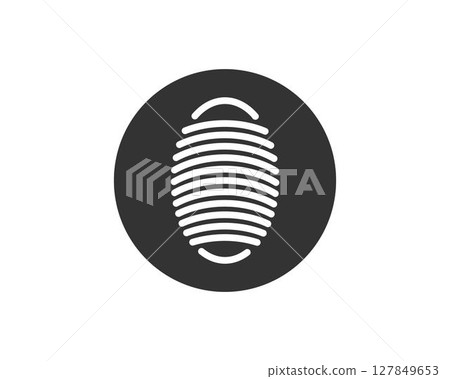 Finger print vector icon 127849653
