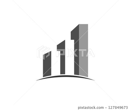 Modern City skyline . city silhouette. vector Modern City skyline . city silhouette. vector 127849673