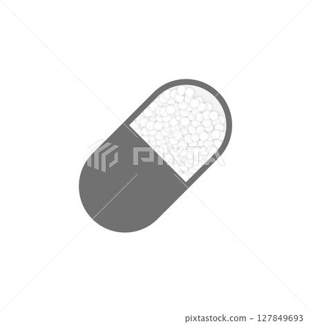 Simple capsule vector icon_7 127849693