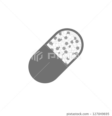 Simple capsule vector icon_9 127849695