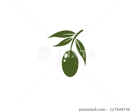olive logo template vector design olive logo template vector design 127849736
