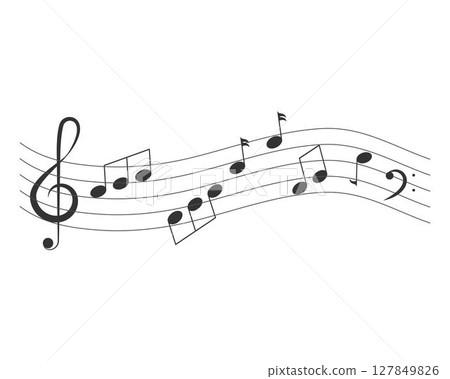 Music note Icon Vector Music note Icon Vector 127849826