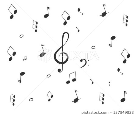 Music note Icon Vector Music note Icon Vector 127849828