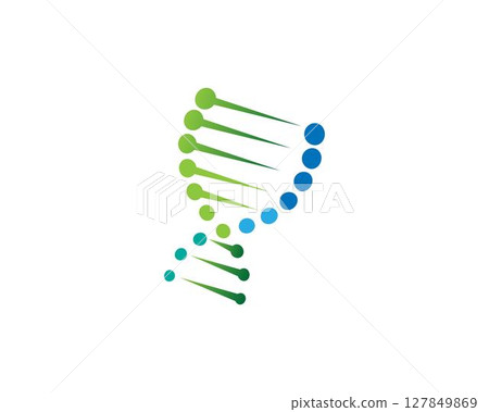 D,N,A logo vector 127849869