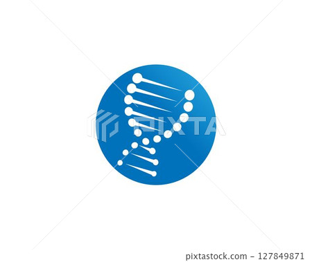 D,N,A logo vector 127849871