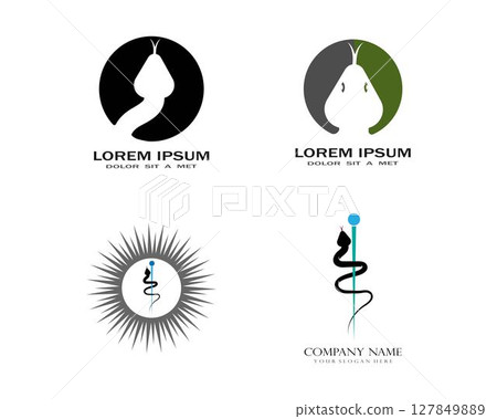 Snake logo vector 127849889