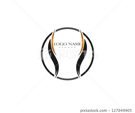 Hair wave logo 127849905