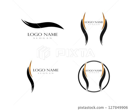 Hair wave logo 127849906