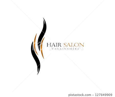 Hair wave logo 127849909