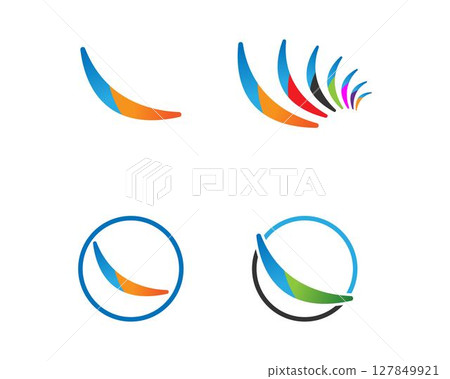 Boomerang icon. Logo. Vector Boomerang icon. Logo. Vector 127849921