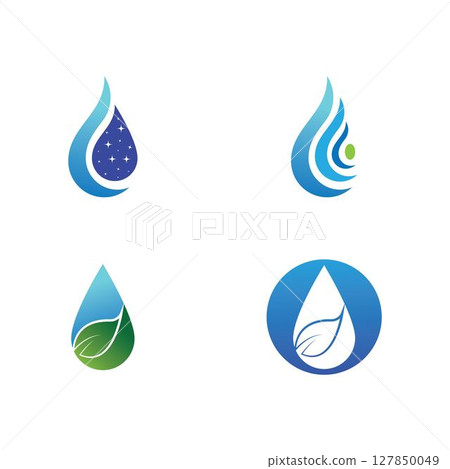 water drop Logo Template vector 127850049
