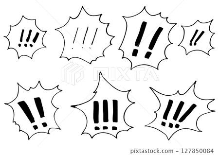 簡單的驚喜、發現、直覺的圖標向量素材 127850084