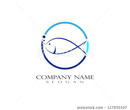 Fish Logo Template Fish Logo Template 127850107