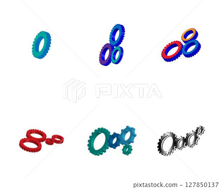 Gear Logo Template vector icon Gear Logo Template vector icon 127850137
