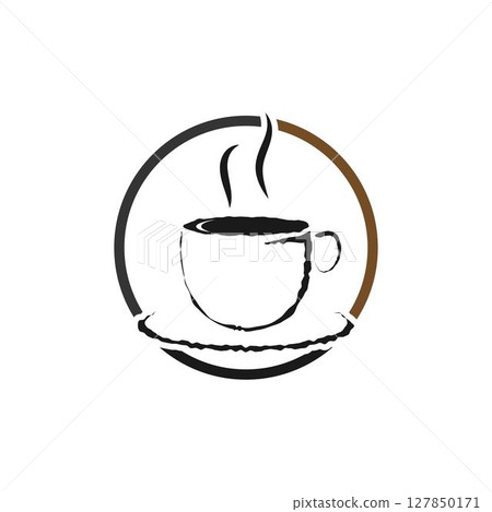 Coffee cup Logo Template vector Coffee cup Logo Template vector 127850171