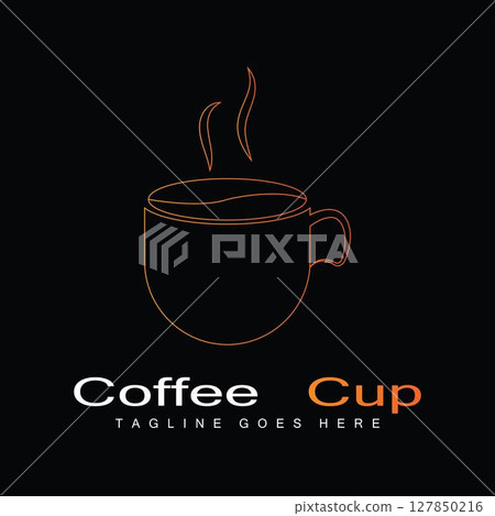 Coffee cup Logo Template vector Coffee cup Logo Template vector 127850216