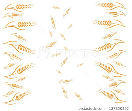Agriculture wheat Logo Template vector 127850292