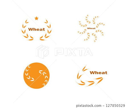 wheat Logo Template vector 127850329