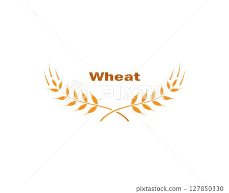 wheat Logo Template vector wheat Logo Template vector 127850330