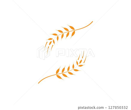 wheat Logo Template vector 127850332